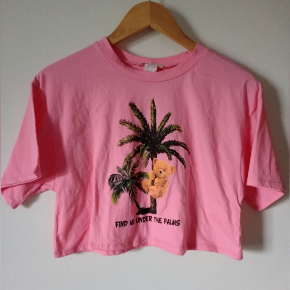 🙂Cropped Graphic Tee Size Medium (Juniors) NWOT